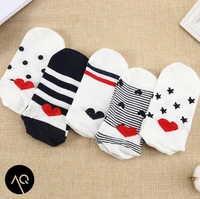 

pack sale set hot sale girls women cotton 3D heart socks