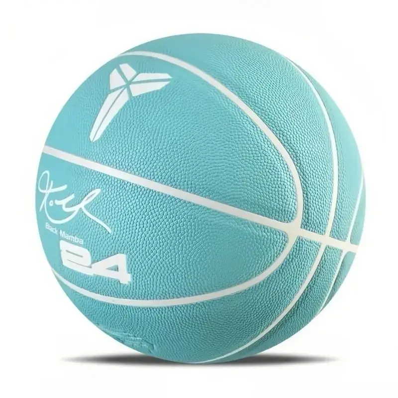 Custom Made Basketball Outdoor Indoor Size 5 Size 7 Customize Your Own Ball Blue Ball Basketball