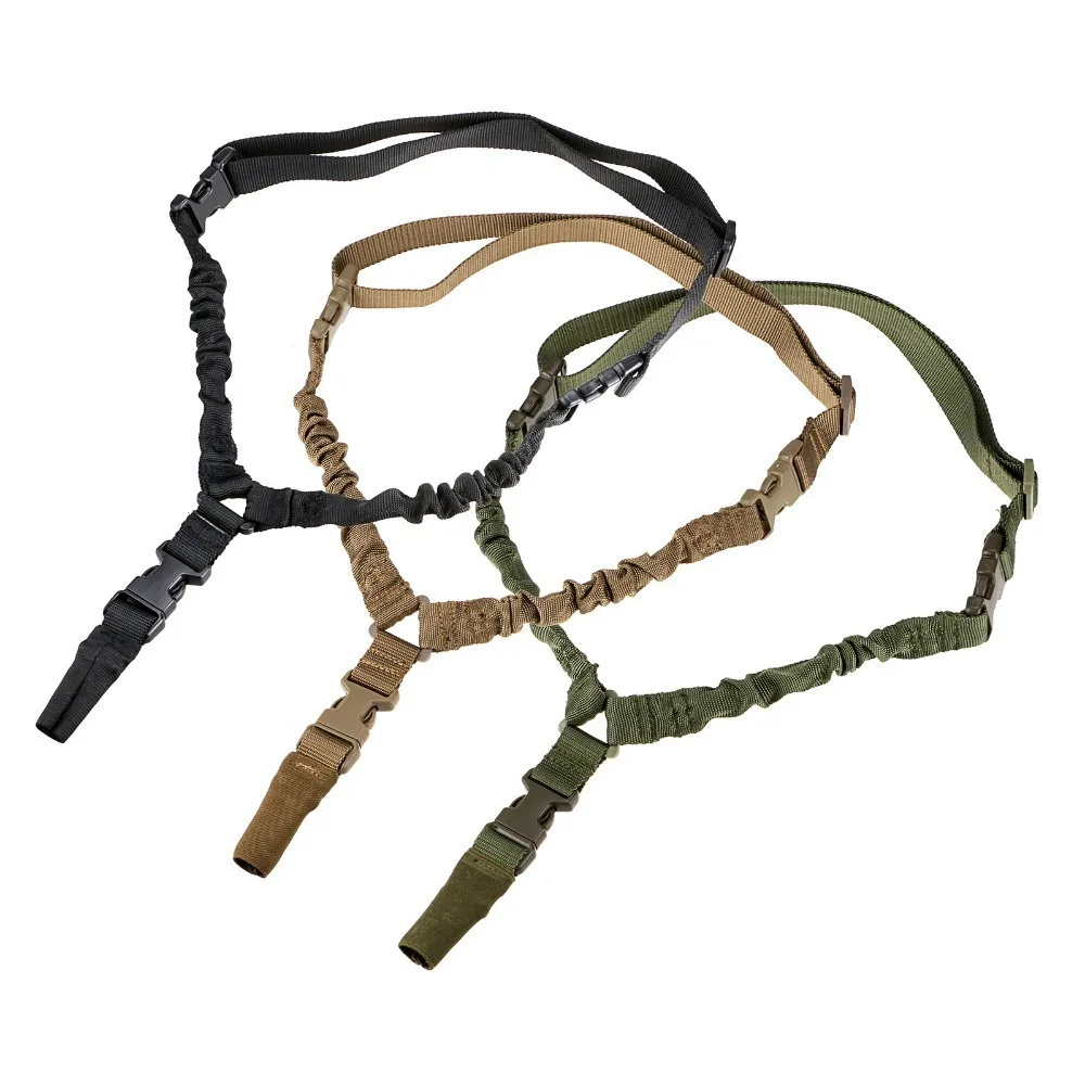 

3 Color Multi-function Outdoor Safety Tactical Military Gun Rifle Strap Sling with Metal Hook For Hunting, Customized