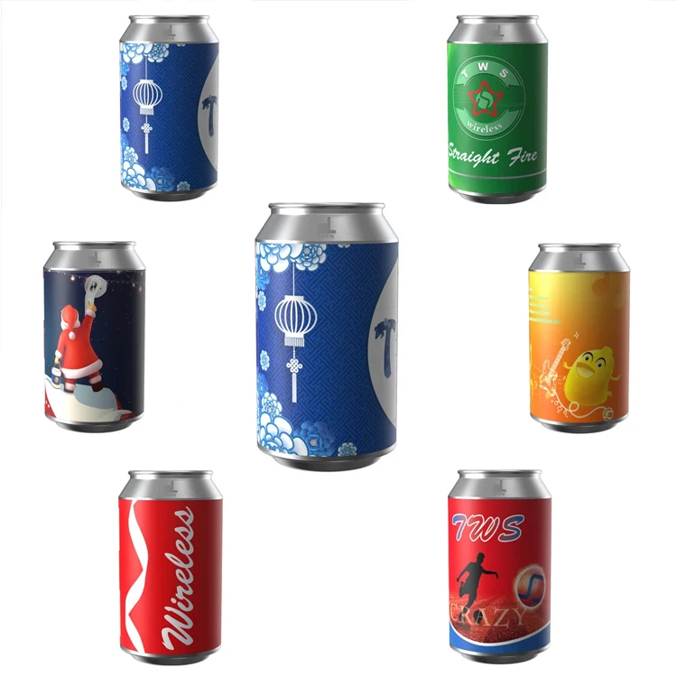 

True Wireless Blue tooth handsfree TWS H35T in ear wireless TWS 5.0 cola design with charging case wireless BT headset, 6 colors