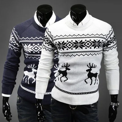 

Pull Homme Cashmere Wool Sweaters Men Cotton Pullovers Ugly Christmas Man Sweater