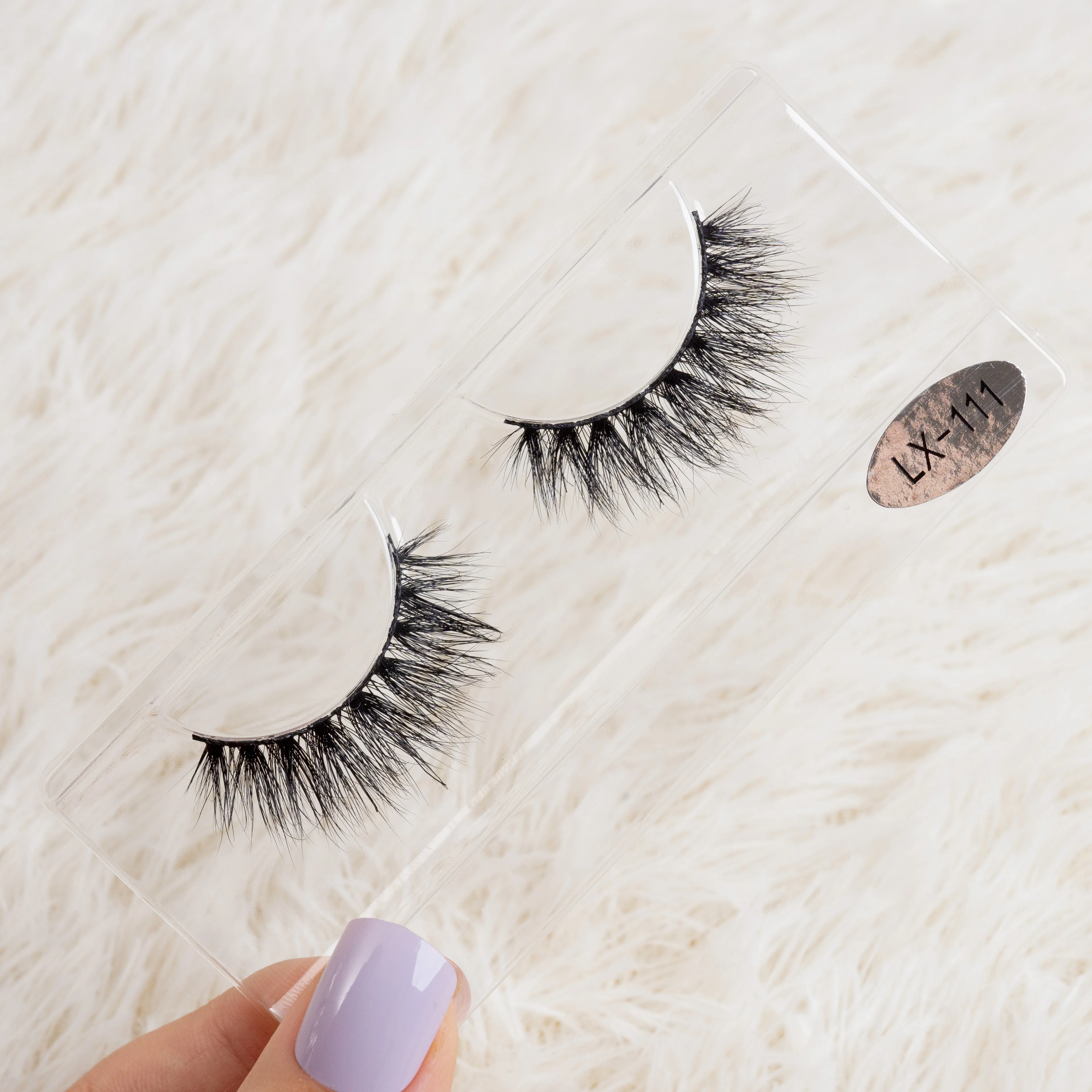 

5d mink eyelashes 20mm-25mm siberian eyelash vendors, Black color, colorful color also available
