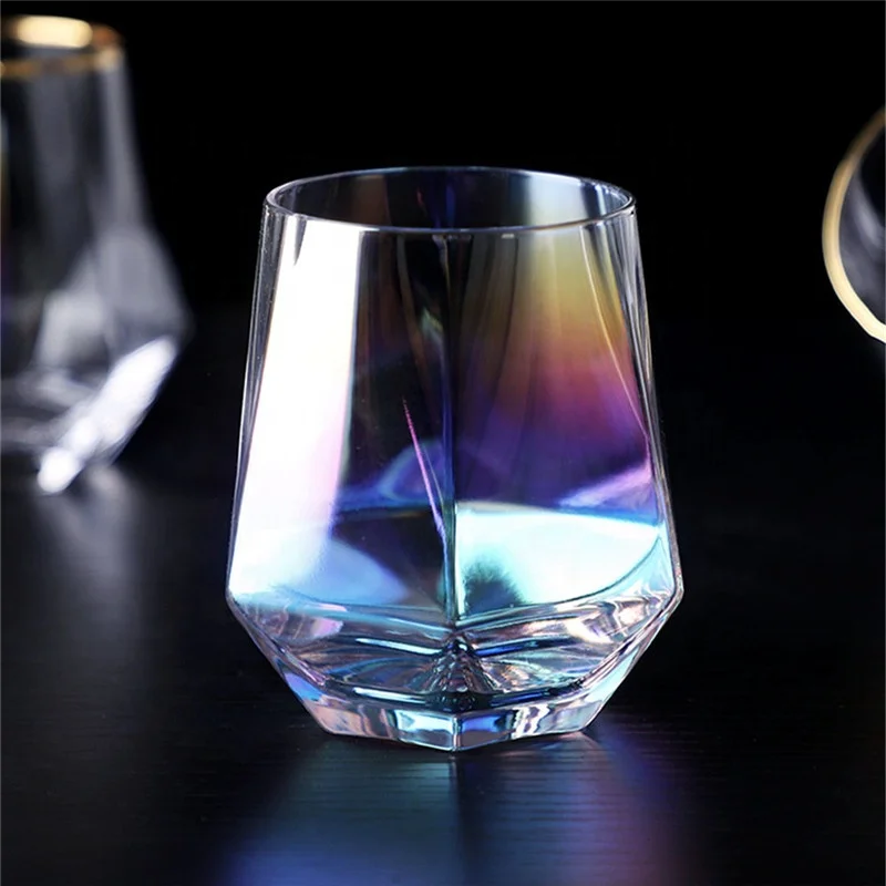 

Crystal Whiskey Glass Mug Rocks Glasses Tumbler Drinking Wine Glass Cup, Clear