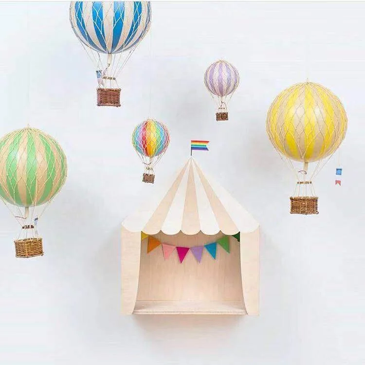 

Hot Sale Good Quality Log Cabin Decorative Floating Wall Storage Shelf