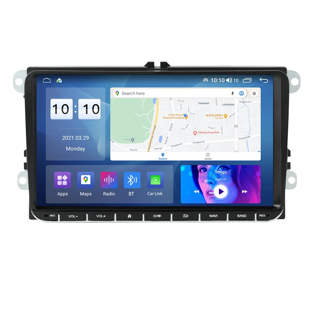 

Android Car Player 8+128GB IPS for 9inch VW Volkswagen SKODA GOLF 5 Golf 6 POLO PASSAT B5 B6 JETTA TIGUAN DVD Player Auto Radio