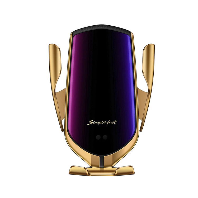 

2021 Top Selling products wirless phone holder charger beauty magnetic car charger with micro usb cable Qi wireless car charger, Golden,red,black,sliver,customized