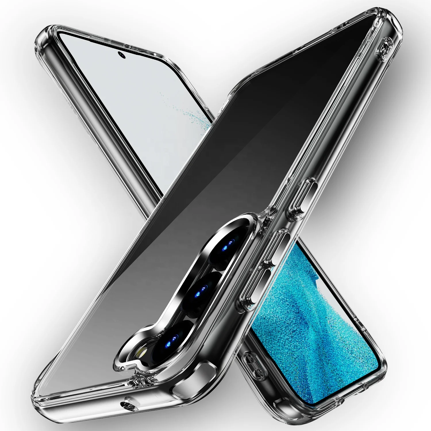 

Clear Phone Case for Samsung Galaxy S23 Mobile Phone Transparent Case Shockproof Phone Cover for Samsung S23 Plus S23 Ultra