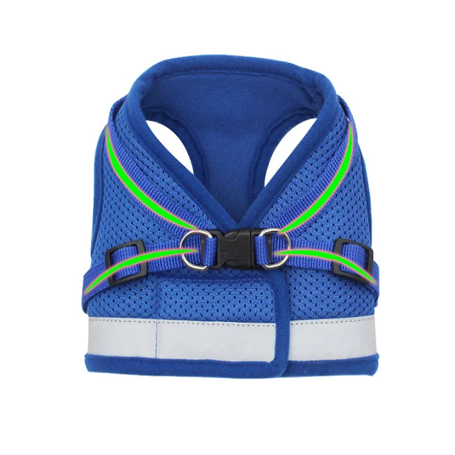 

Outdoor Durable Training Dog Harness Adjustable Pet Vest Reflective Dog Chest Harness
