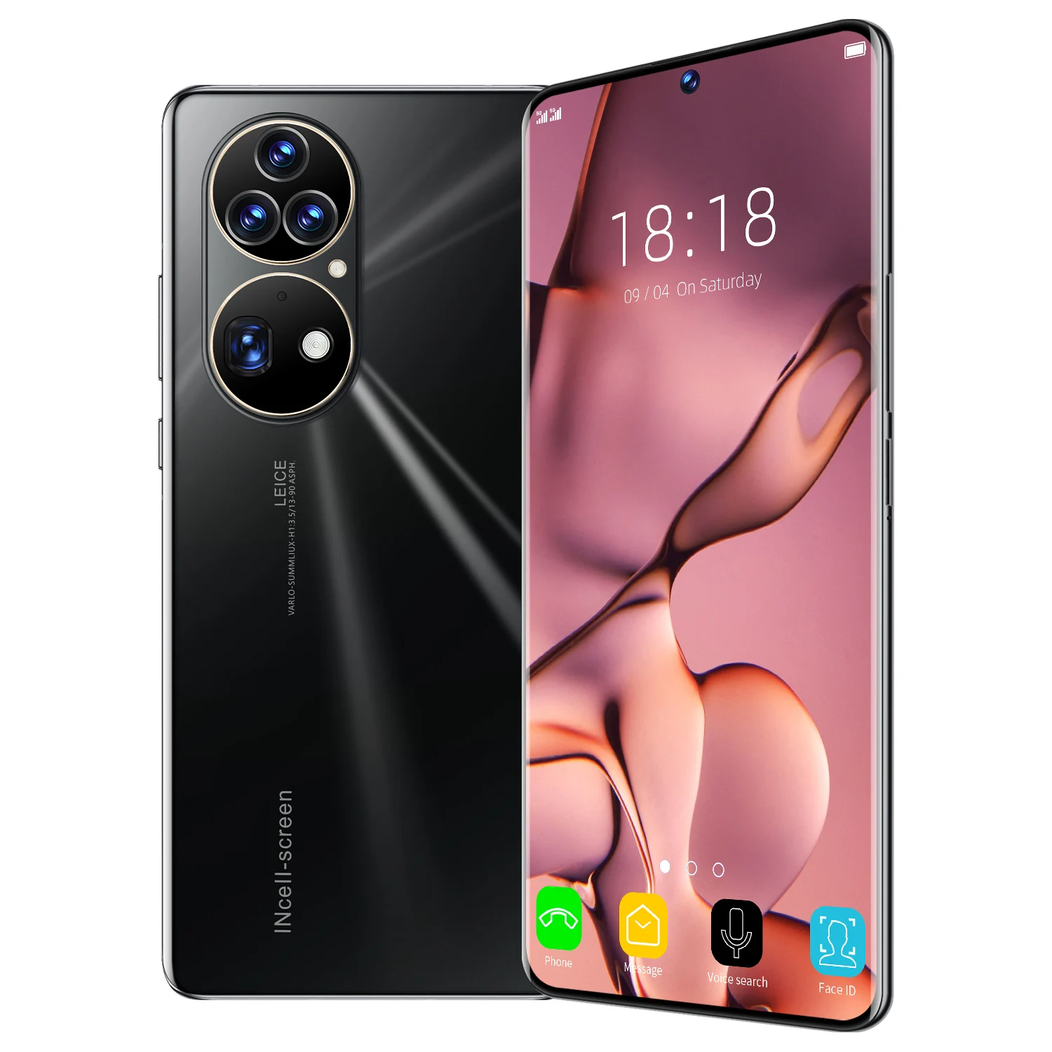 

Huawa P50 Pro Face ID Big Battery 5g Smart Phones 7.3 Inch Full screen Mobile phones Android Smart Cellphones, Golden,black,colorful blue
