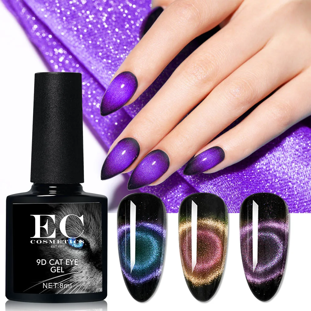 

New brand new arrival 15ml uv color nail factory 9D three step cat eye gel polish