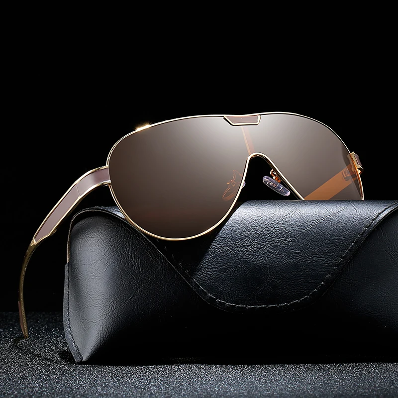 

New arrivals metal frame one piece lens shades sunglasses luxury wholesale, Gold,gun metal,silver