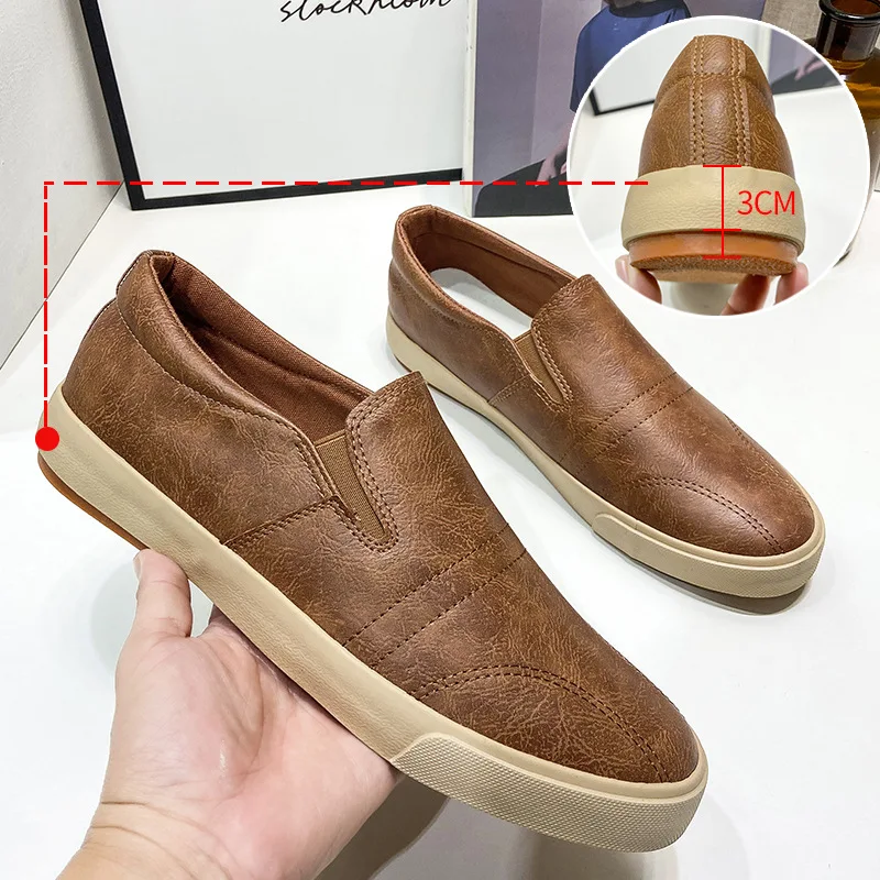 

Hot sell men's casuals shoes walking comfortable custom logo plus size shoes for men, Black,white,khaki