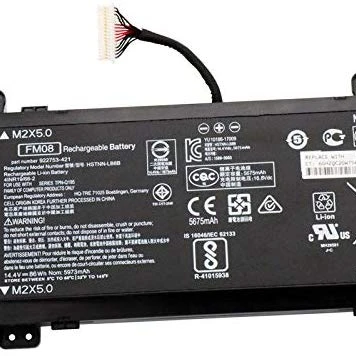 

szhyon 14.4V 86Wh 5675mAh OEM FM08 Laptop Battery compatible with HP Omen 17-an014ng HSTNN-LB8B 922753-421 922977-855 Seri