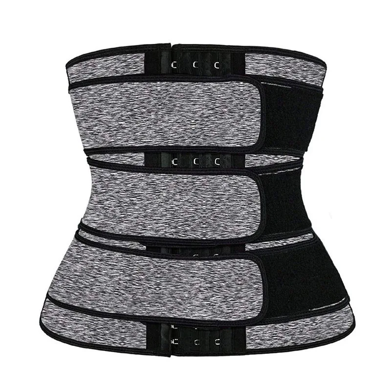 

2021 hot sale women waist trainer slimming tummy 100% latex waist trainer long torso, Red,black,gray