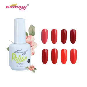 Kamayi Manufacturer Factory Supplier Gray color 15ml soak off nail polish set gel, high quality gel nail glue, white bottle nail