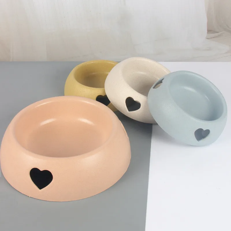 

Hot Sale Candy Color Water Food Feeding Dog Pet Bowls Plastic Cat Eating Drinking Multi-color Pet Bowl, Multi colors