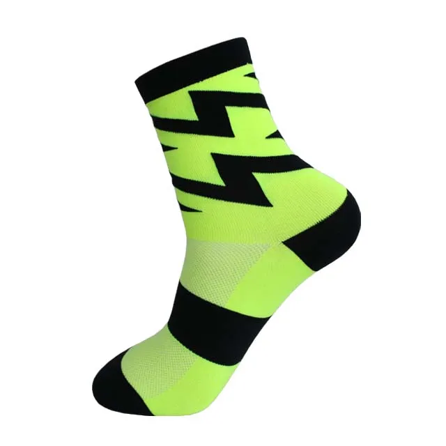 Oem custom logo coolmax nylon compression cycling socks for men
