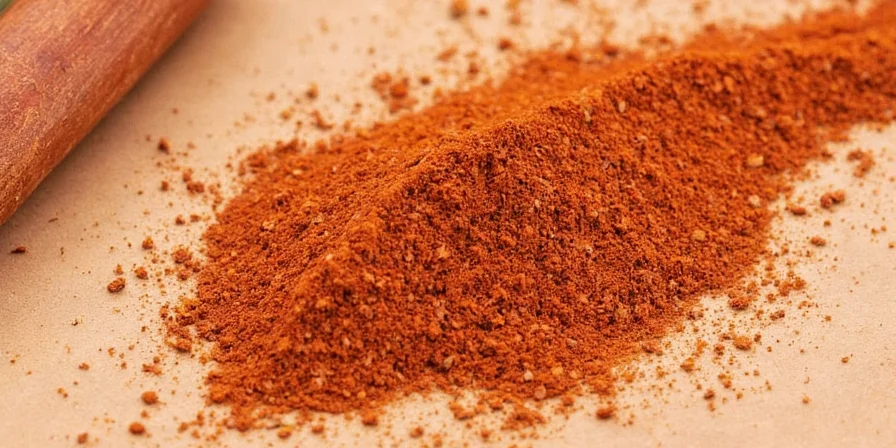 Hummus topped with a dash of shabazi spice