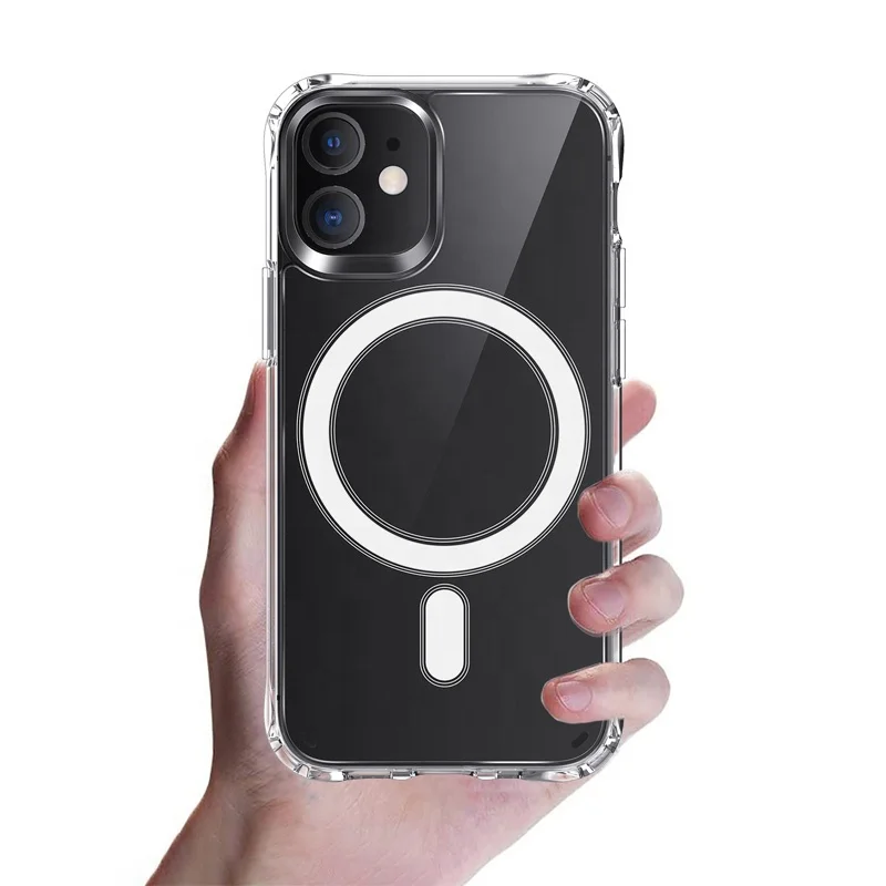 

Anti Gravity Protective 11 Shockproof Pc Phone Case For Iphone 12 Magsafe Case, Clear