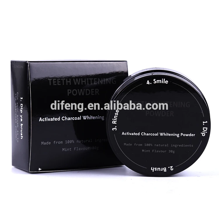 2020 China activated teeth whitening charcoal powder