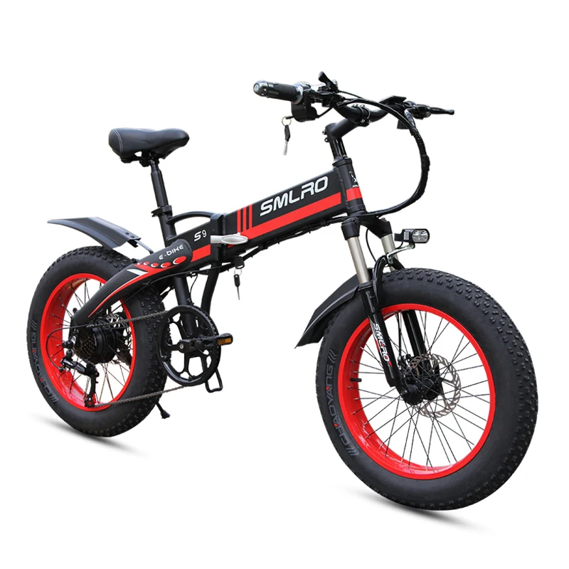 

SMLRO Hidden electric bicycle 48V lithium battery adult car 1000W electric assist mountain bike variable speed electric bicycle