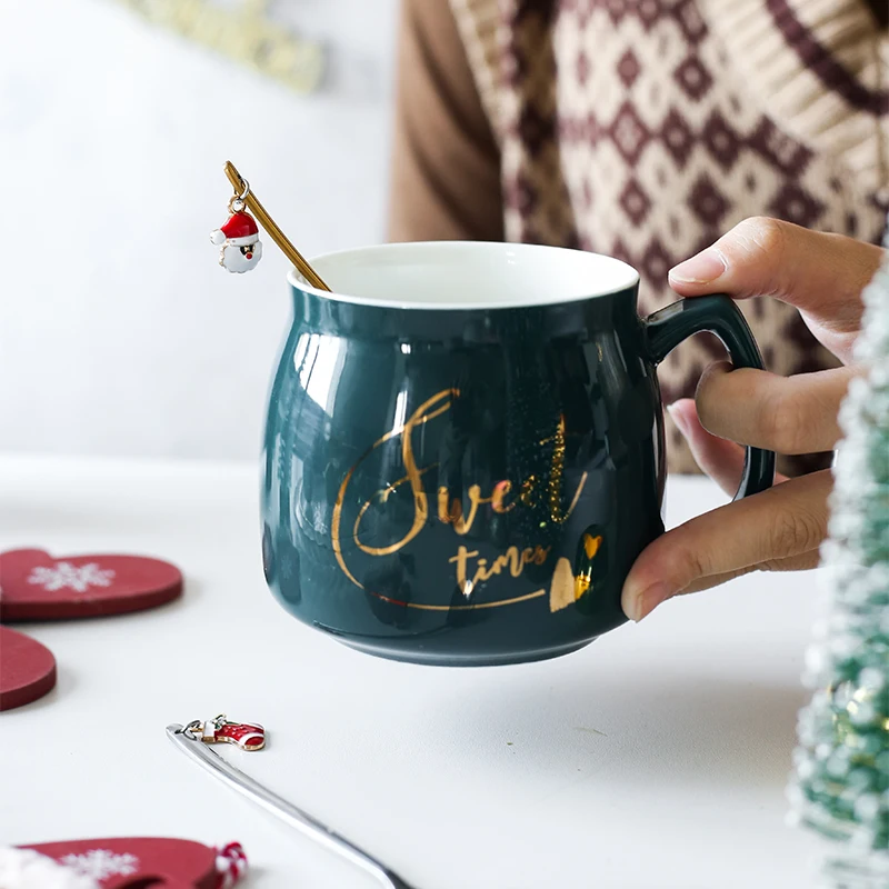 
New product Creative christmas gift set coffee tea spoon 