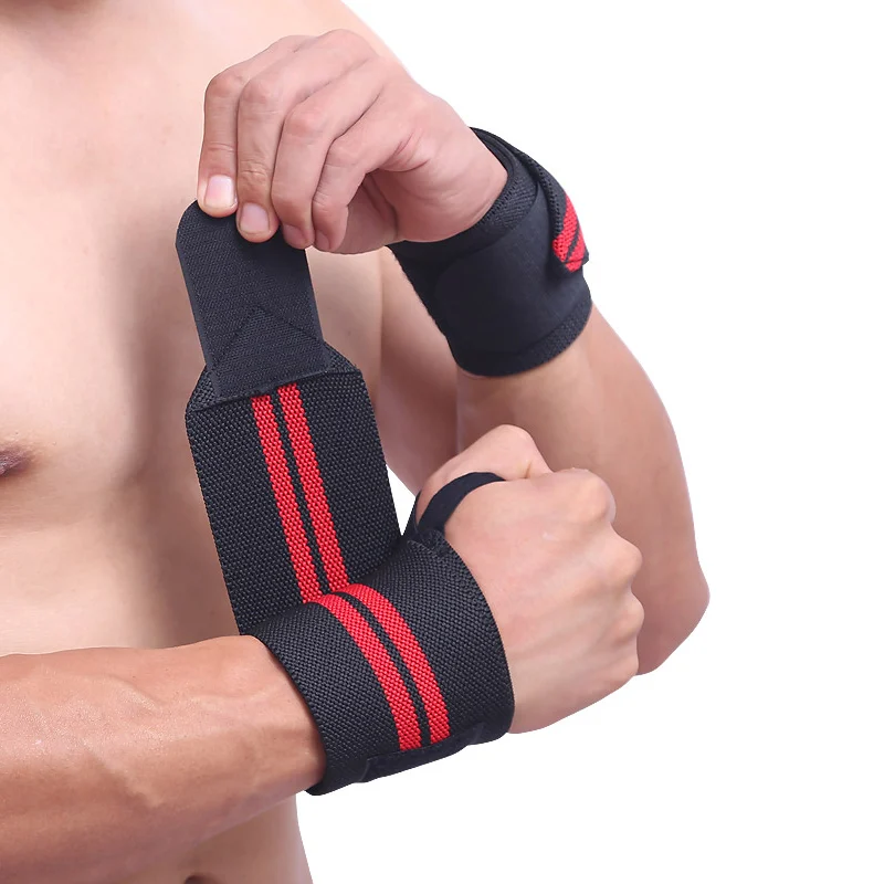 

Wrist Wraps Power Lifting Sports Gym Training Wrist Support Straps Bandage