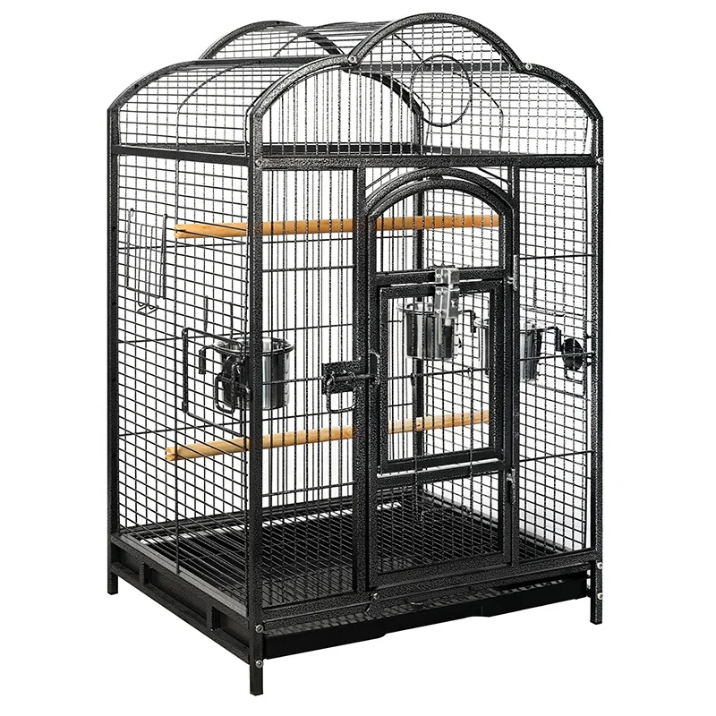 

For Sale India Big 1000 Collapsible Wholesale Cages Parrot Birds 6By5 Flight Extra Large Bird Cage, Black