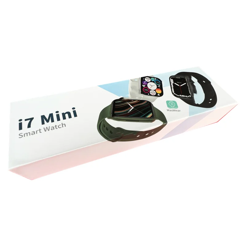 

2022 Smartwatch 1.62 inch Screen I Watch 7 i7mini Reloj Inteligente Iwo i7 mini Series 7 BT calling Smart Watch with game, 5 colors