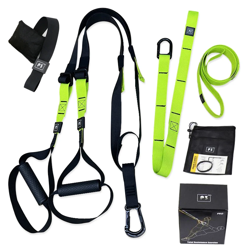 

Gym Body Workout Suspension Trainer System Resistance Training Kit Fitness Straps