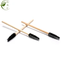 

ZZBJMS Many Color Head Bamboo Handle Lash Eyelash Extension Mascara Cosmetic Angled Eyelash Disposable Bamboo Mascara Brush Wand