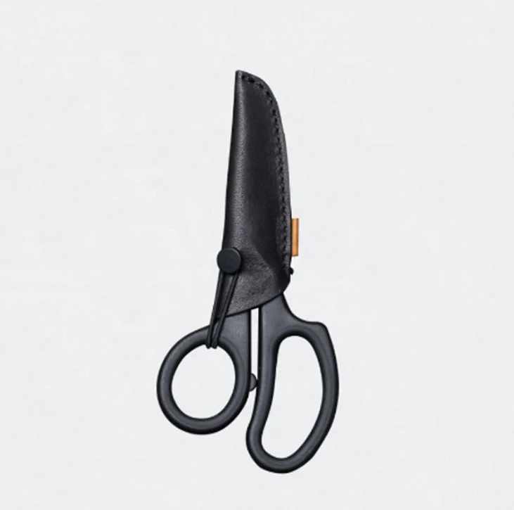 

Customize leather scissors storage bag simple style scissors protective case for Household scissors, As picture
