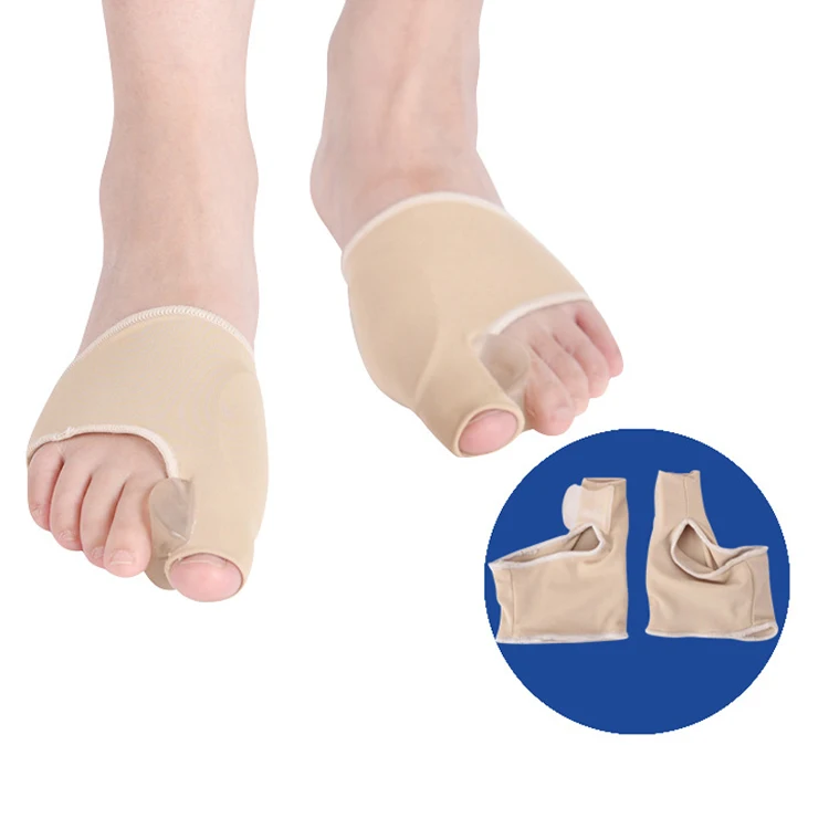 

Manufacture Treat Pain in Hallux Valgus Big Toe Joint Bunion Corrector Bunion Pads Brace Cushions, Nude