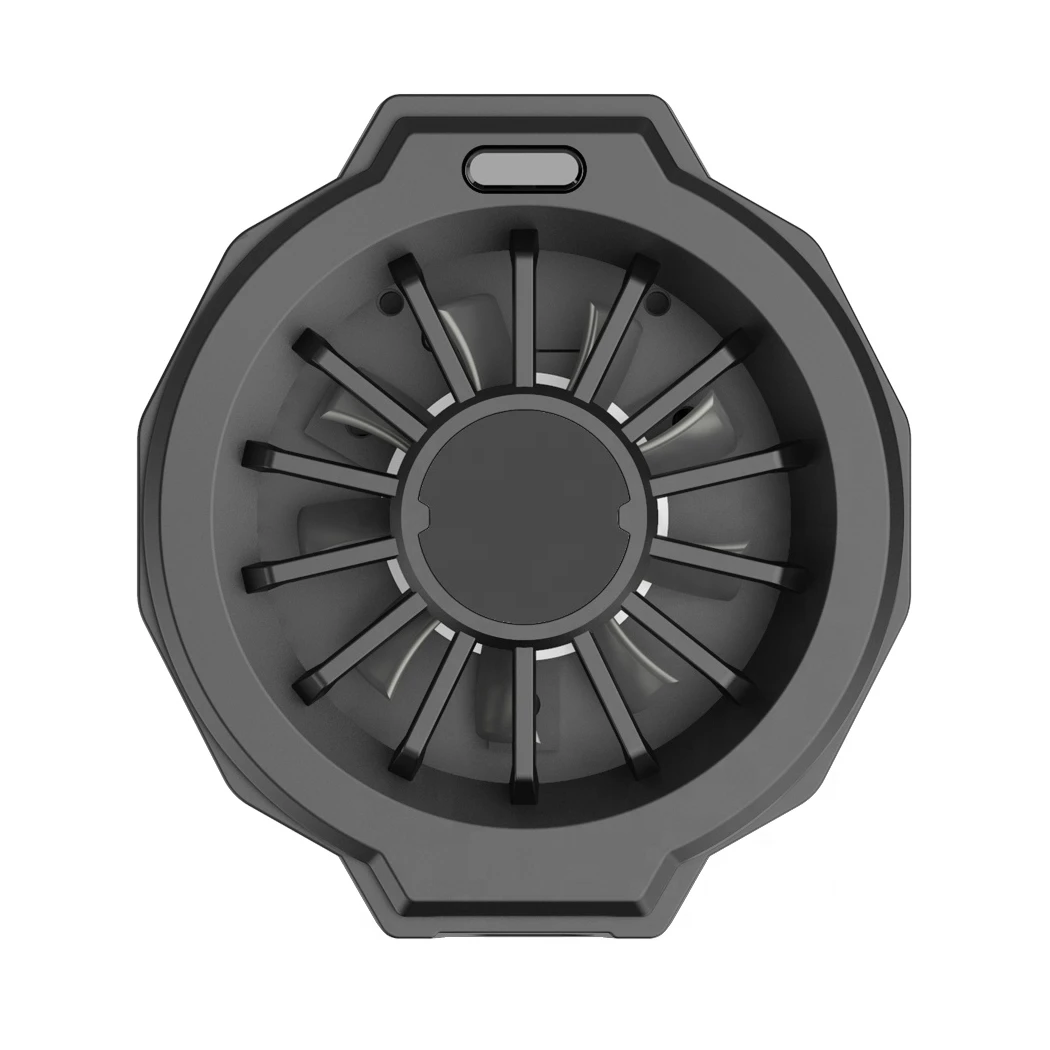 

Mobile Cooler fan mobile phone radiator mobile cooling pad play game powerful cooling mobile phone for Android iOS, Black white