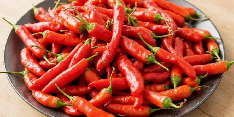 Various Peruvian chili peppers including ají amarillo and rocoto