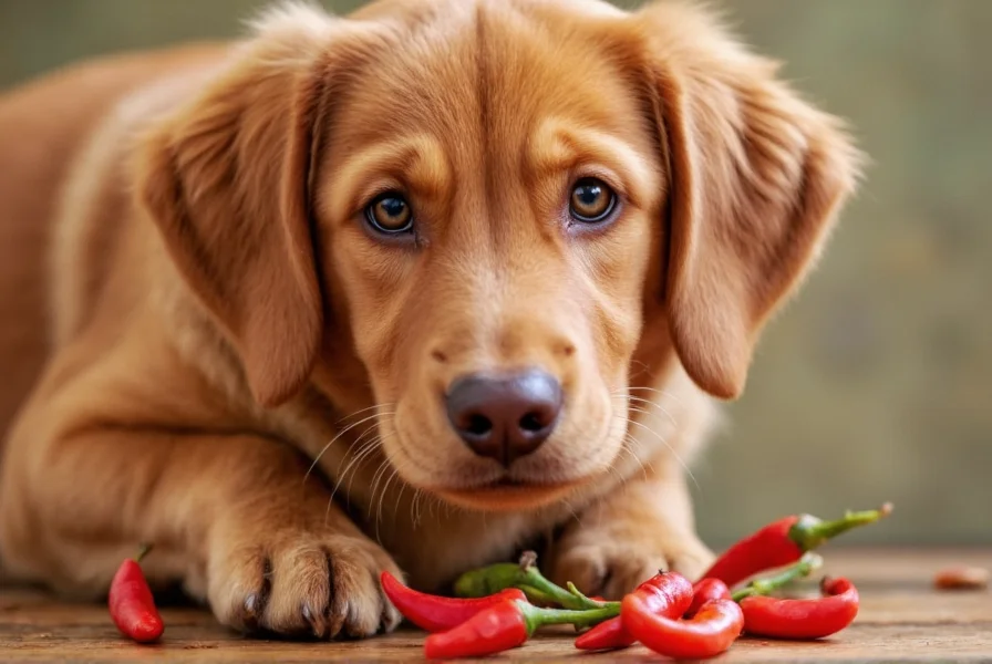 Comparison chart showing capsaicin effects on human versus dog physiology