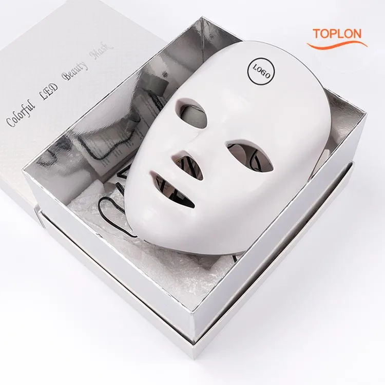 

2021 hot sale rechargeable 7 colors infrared wireless therapy led face mask