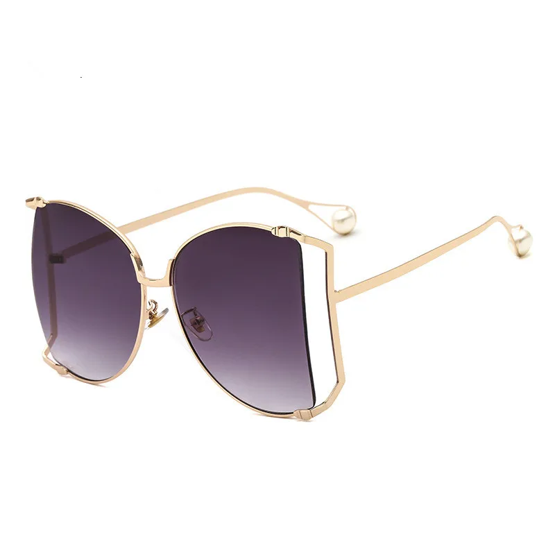 

QSKY Wholesale stylish frame designed metal sunglasses pearl personalized round small frame new style round pc frame sunglasses, Choice