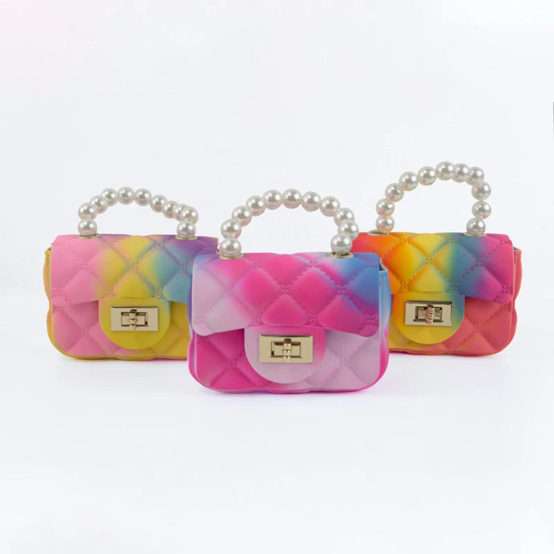 

Kids mini jelly bags women handbags Fashion Leather 2021 Ladies Bag Cross Body Designer Handbag Elegant Hand Bags, Blue/black silver/white/pink/light pink