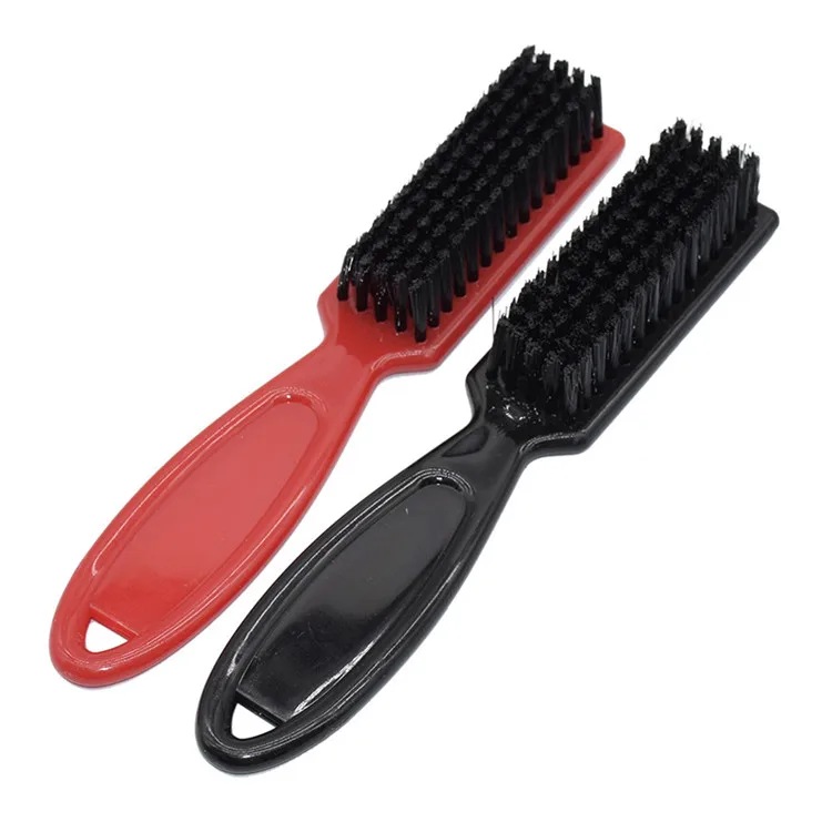

Hot sale blade cleaning brush long handle plastic cleaning brush and beard brush comb, Picture
