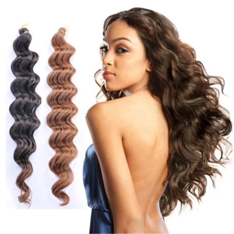 

New Arrival Deep Wave Twist Synthetic Hair Extensions, Multicolor