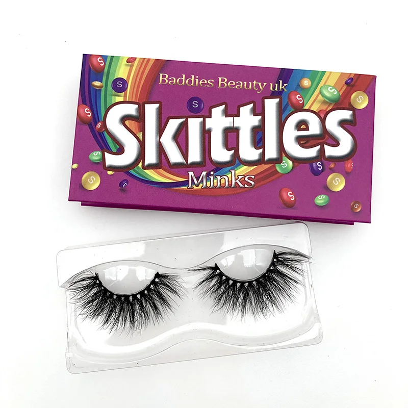 

wholesale cheap price high quality eyelashes mink with box, Natural black