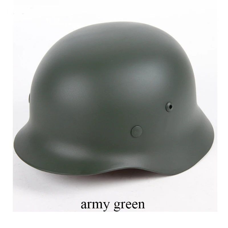 
High Quality German M35 Helmet Steel Helmet Black Green Grey Tactical Airsoft Helmet Military Special Force Safety Equipment 