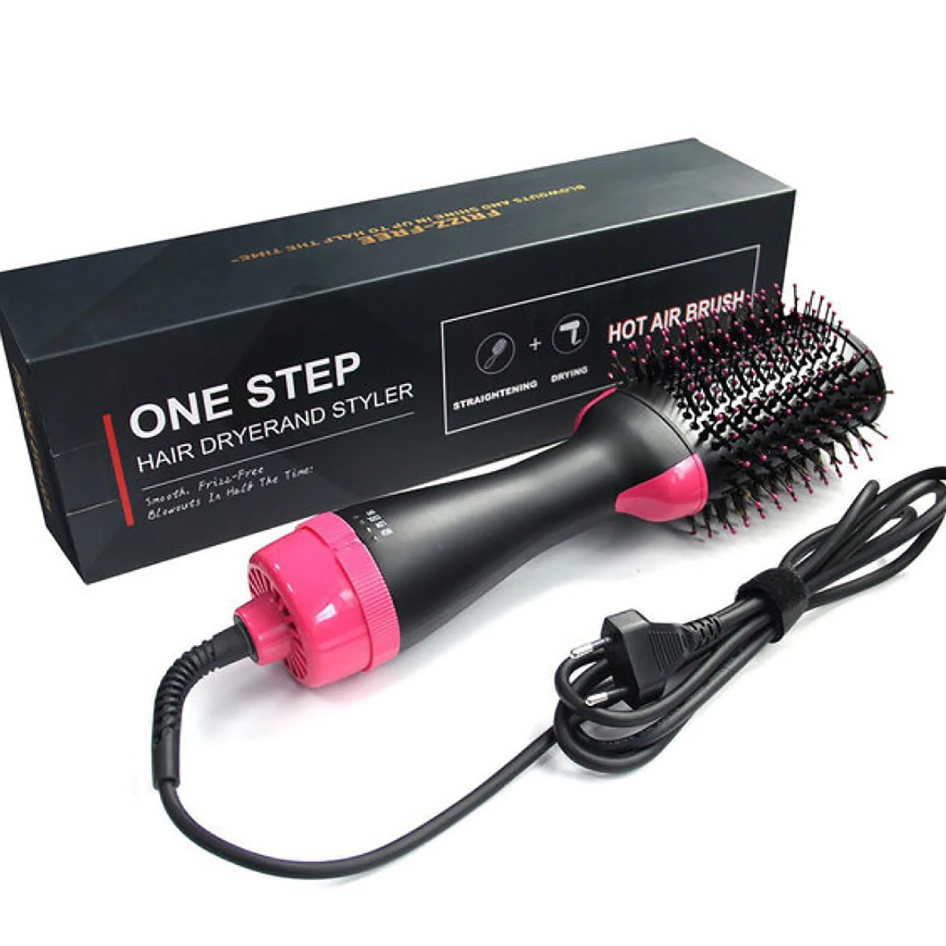 

Afro Hot Electric Comb Hair Comb Hair Brush,500 Degrees Metal Flat Iron Hair Straightener Hot Electric Comb, Pink