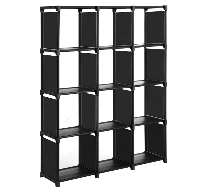 

12-Cube Storage Shelf Bookcase Closet Organizer in Kids Room for Toys, Customized color