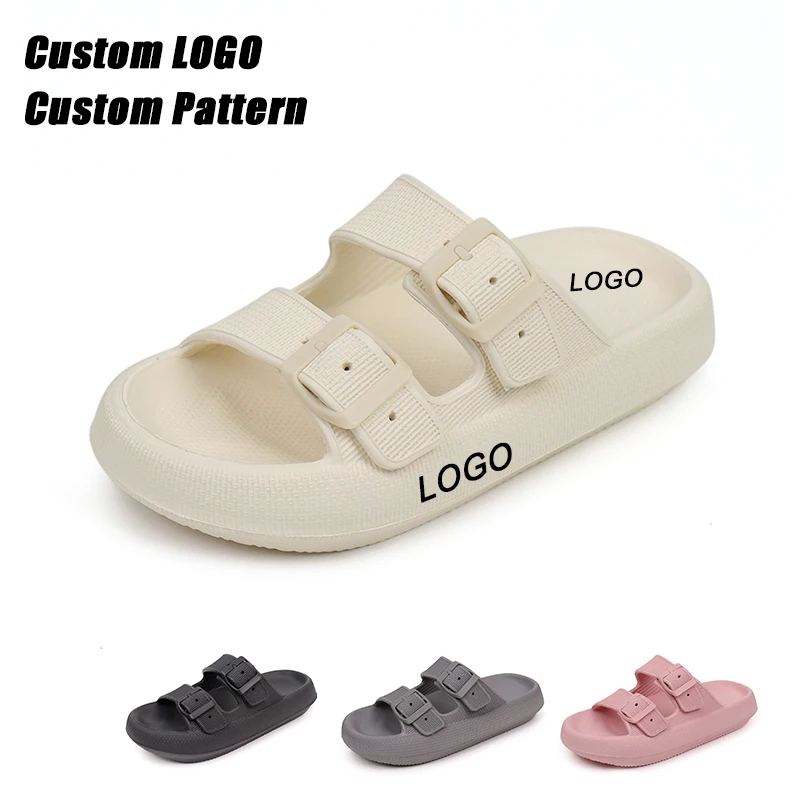 

ycfootwear home slippers casual platform custom soft slippers pillow slides cloud slippers for women