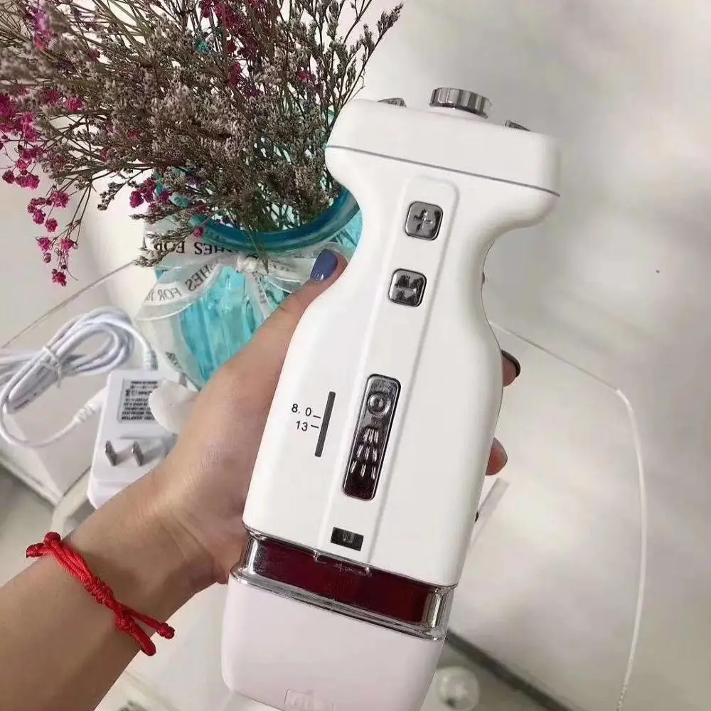 

Mini home use hello body hifu portable liposonic slimming machine, White