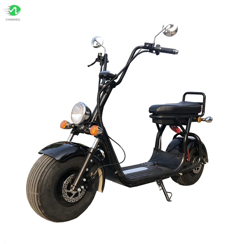 

e New Cartoon Cheap Adult 18-inch wide Tire 1500W electric motorcycle Electric Scooter With Seat