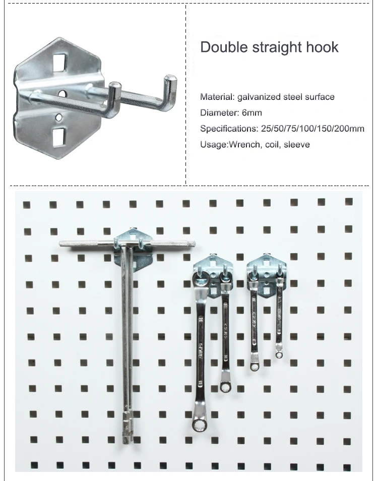 Square Hole Tool Stand Pegboard Hooks Buy Metal Hooks,Pegboard Hook,Pegboard Hooks Set Product