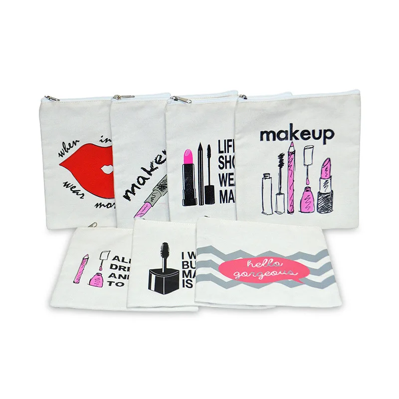 

custom mini cosmetic bag cotton rug